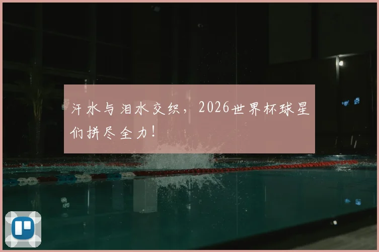 汗水与泪水交织,2026世界杯球星们拼尽全力!